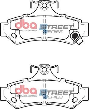 DBA Australia DB1475SS - Bremžu uzliku kompl., Disku bremzes www.autospares.lv