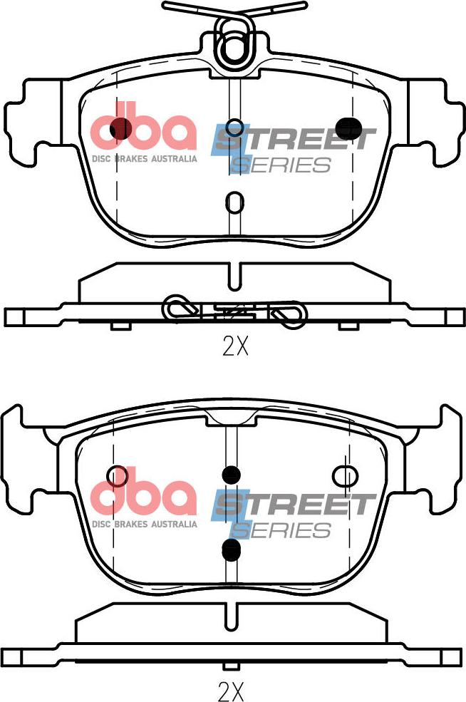 DBA Australia DB15092SS - Bremžu uzliku kompl., Disku bremzes www.autospares.lv