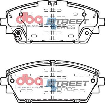 DBA Australia DB15046SS - Bremžu uzliku kompl., Disku bremzes www.autospares.lv