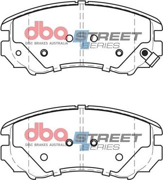 DBA Australia DB1504SS - Bremžu uzliku kompl., Disku bremzes www.autospares.lv