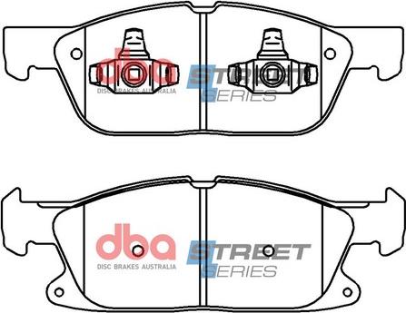 DBA Australia DB15089SS - Bremžu uzliku kompl., Disku bremzes www.autospares.lv