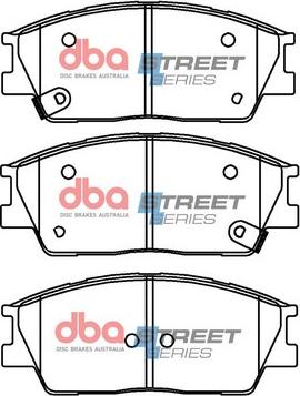 DBA Australia DB15085SS - Bremžu uzliku kompl., Disku bremzes www.autospares.lv