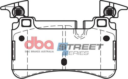 DBA Australia DB15037SS - Bremžu uzliku kompl., Disku bremzes www.autospares.lv