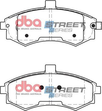 DBA Australia DB1503SS - Bremžu uzliku kompl., Disku bremzes www.autospares.lv