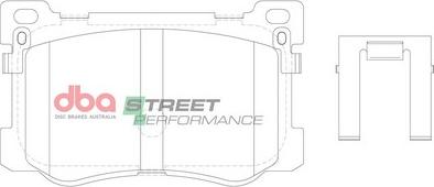 DBA Australia DB15021SP - Augstas veiktspējas bremžu uzliku komplekts autospares.lv