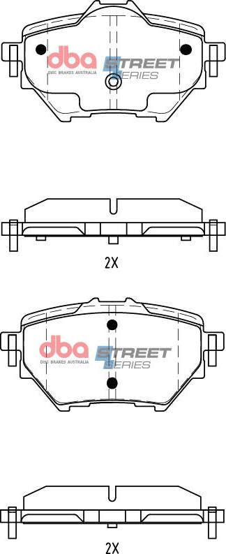 DBA Australia DB15193SS - Bremžu uzliku kompl., Disku bremzes www.autospares.lv