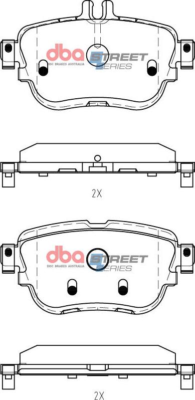 DBA Australia DB15197SS - Bremžu uzliku kompl., Disku bremzes www.autospares.lv