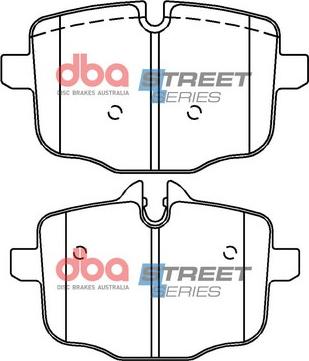 DBA Australia DB15109SS - Bremžu uzliku kompl., Disku bremzes www.autospares.lv