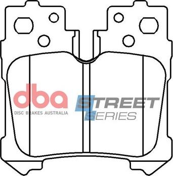 DBA Australia DB15105SS - Bremžu uzliku kompl., Disku bremzes www.autospares.lv