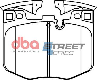 DBA Australia DB15107SS - Bremžu uzliku kompl., Disku bremzes www.autospares.lv