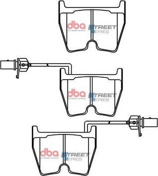 DBA Australia DB15110SS - Bremžu uzliku kompl., Disku bremzes www.autospares.lv