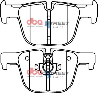 DBA Australia DB15126SS - Bremžu uzliku kompl., Disku bremzes www.autospares.lv