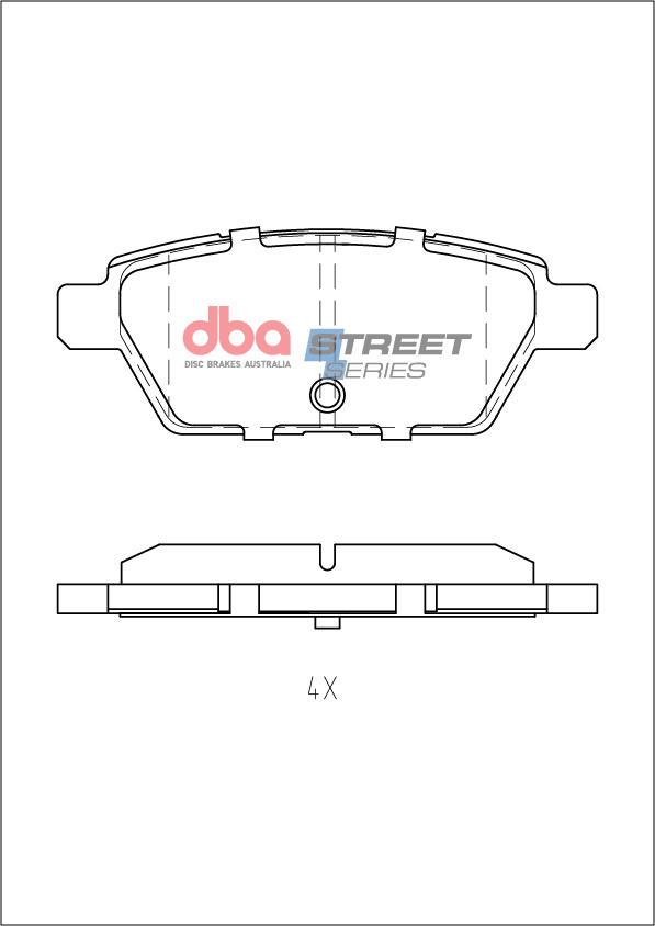 DBA Australia DB15203SS - Bremžu uzliku kompl., Disku bremzes www.autospares.lv