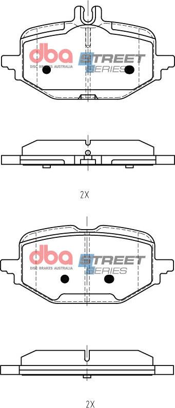 DBA Australia DB15211SS - Bremžu uzliku kompl., Disku bremzes www.autospares.lv