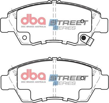 DBA Australia DB1662SS - Bremžu uzliku kompl., Disku bremzes www.autospares.lv