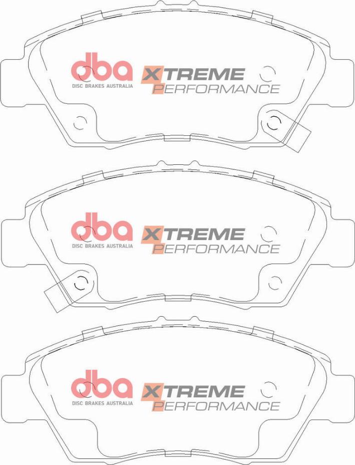 DBA Australia DB1662XP - Augstas veiktspējas bremžu uzliku komplekts www.autospares.lv