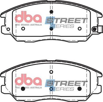 DBA Australia DB1684SS - Bremžu uzliku kompl., Disku bremzes www.autospares.lv