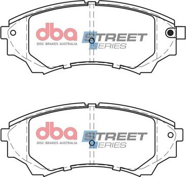 DBA Australia DB1681SS - Bremžu uzliku kompl., Disku bremzes www.autospares.lv