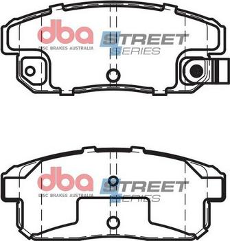 DBA Australia DB1671SS - Bremžu uzliku kompl., Disku bremzes www.autospares.lv