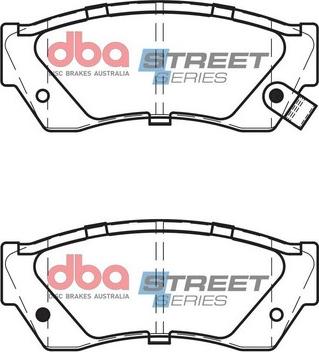 DBA Australia DB1155SS - Bremžu uzliku kompl., Disku bremzes www.autospares.lv