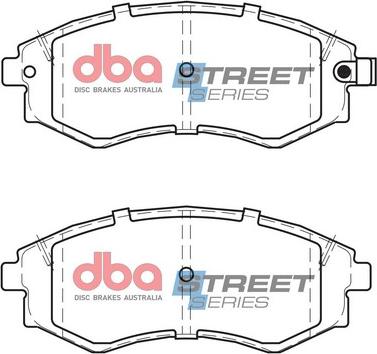 DBA Australia DB1167SS - Bremžu uzliku kompl., Disku bremzes www.autospares.lv