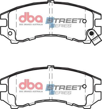 DBA Australia DB1117SS - Bremžu uzliku kompl., Disku bremzes www.autospares.lv