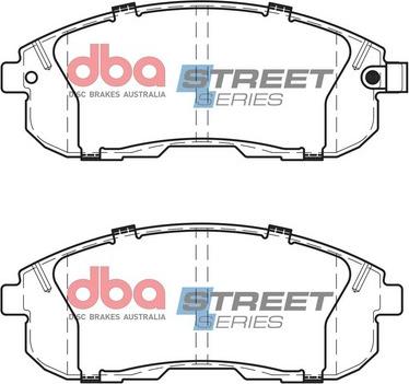 DBA Australia DB1187SS - Bremžu uzliku kompl., Disku bremzes www.autospares.lv