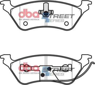 DBA Australia DB1853SS - Bremžu uzliku kompl., Disku bremzes www.autospares.lv