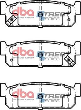 DBA Australia DB1399SS - Bremžu uzliku kompl., Disku bremzes www.autospares.lv