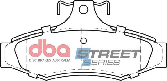 DBA Australia DB1354SS - Bremžu uzliku kompl., Disku bremzes www.autospares.lv