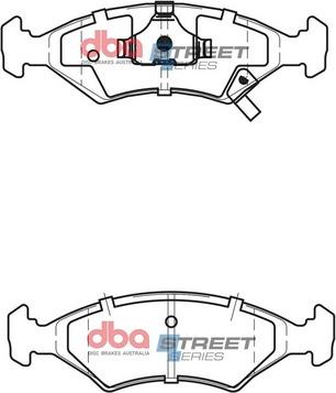 DBA Australia DB1335SS - Bremžu uzliku kompl., Disku bremzes www.autospares.lv