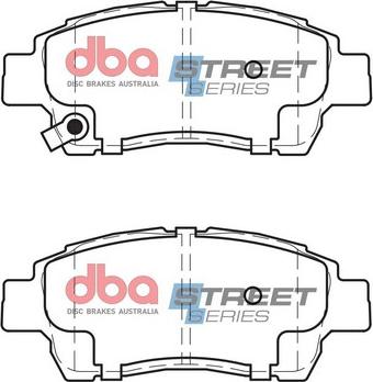 DBA Australia DB1378SS - Brake Pad Set, disc brake www.autospares.lv