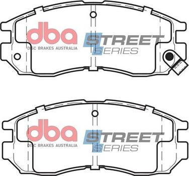 DBA Australia DB1249SS - Bremžu uzliku kompl., Disku bremzes www.autospares.lv