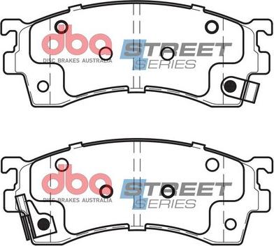 DBA Australia DB1255SS - Bremžu uzliku kompl., Disku bremzes www.autospares.lv