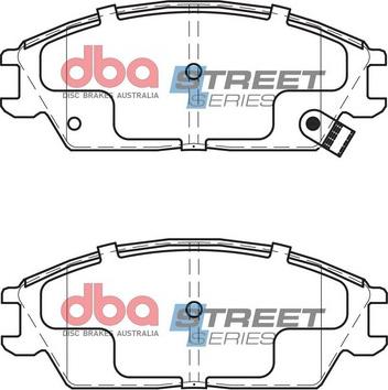 DBA Australia DB1252SS - Bremžu uzliku kompl., Disku bremzes www.autospares.lv