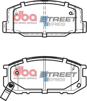 DBA Australia DB1208SS - Bremžu uzliku kompl., Disku bremzes www.autospares.lv