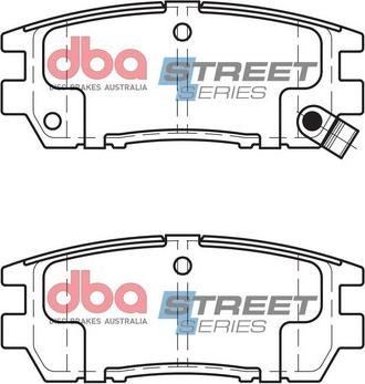 DBA Australia DB1231SS - Bremžu uzliku kompl., Disku bremzes www.autospares.lv