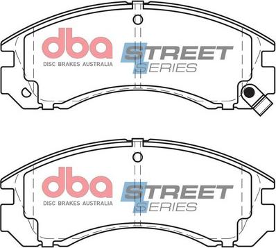 DBA Australia DB1223SS - Bremžu uzliku kompl., Disku bremzes www.autospares.lv