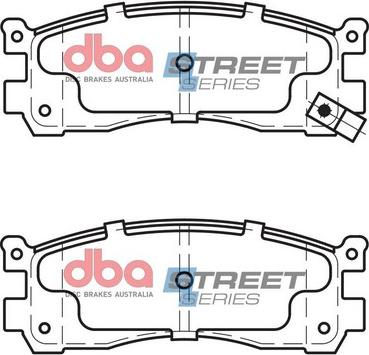 DBA Australia DB1222SS - Bremžu uzliku kompl., Disku bremzes www.autospares.lv