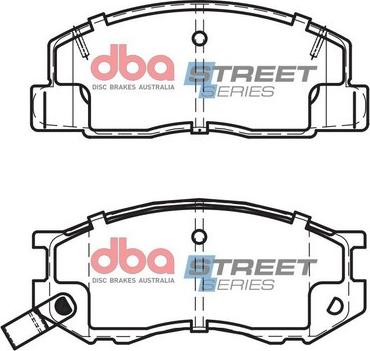 DBA Australia DB1276SS - Bremžu uzliku kompl., Disku bremzes www.autospares.lv