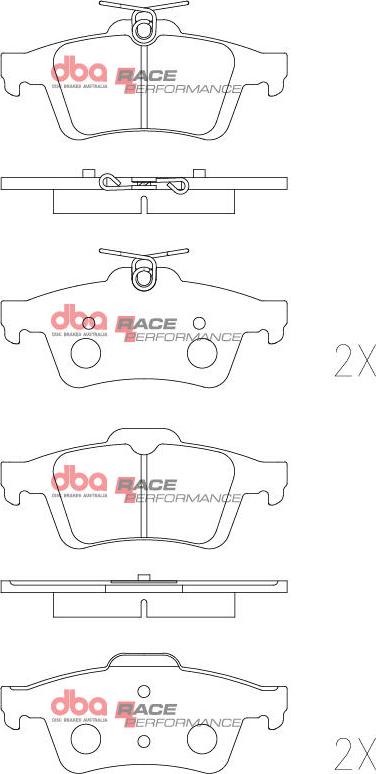 DBA Australia DB1763RP - Bremžu uzliku kompl., Disku bremzes www.autospares.lv