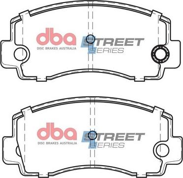 DBA Australia DB170SS - Bremžu uzliku kompl., Disku bremzes www.autospares.lv