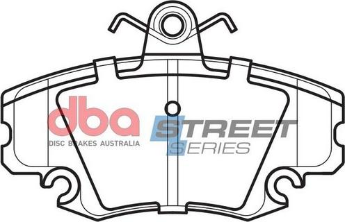 DBA Australia DB1711SS - Bremžu uzliku kompl., Disku bremzes www.autospares.lv