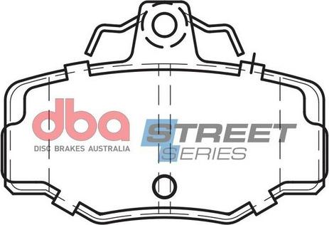 DBA Australia DB1718SS - Bremžu uzliku kompl., Disku bremzes www.autospares.lv