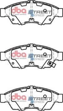 DBA Australia DB1733SS - Bremžu uzliku kompl., Disku bremzes www.autospares.lv