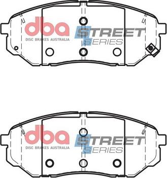 DBA Australia DB2446SS - Bremžu uzliku kompl., Disku bremzes www.autospares.lv