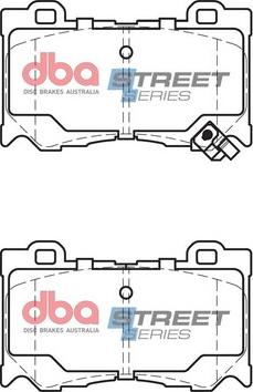 DBA Australia DB2400SS - Bremžu uzliku kompl., Disku bremzes www.autospares.lv