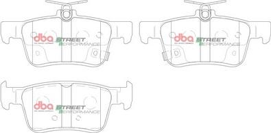 DBA Australia DB2429SP - Augstas veiktspējas bremžu uzliku komplekts www.autospares.lv