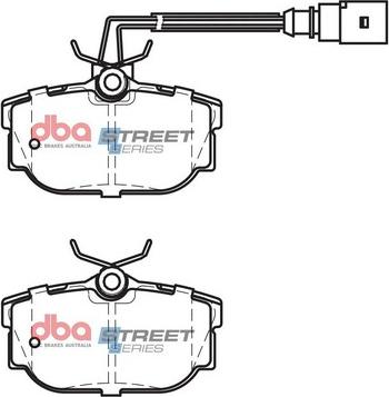 DBA Australia DB2055SS - Bremžu uzliku kompl., Disku bremzes www.autospares.lv