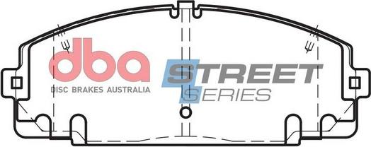 DBA Australia DB2000SS - Bremžu uzliku kompl., Disku bremzes www.autospares.lv